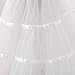 Snowskite Womens 3 Layers Floor Length Trumpet Mermaid Wedding Dress Petticoat