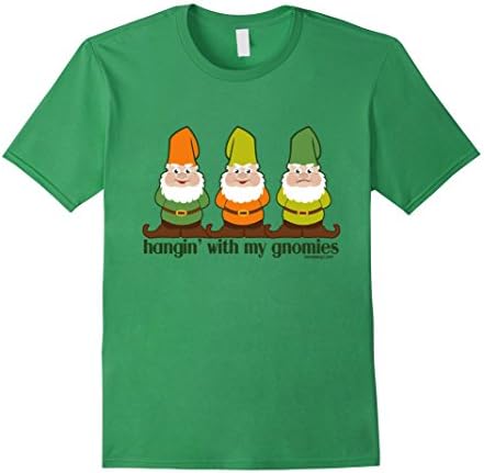 Mens Hanging With My Gnomies T-Shirt Small Grass