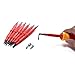 AGPtEK Magnetic Precision Screwdriver Set 7 PCS,Insulated Electrical Screwdriver Phillips and Flat Double Head With Black Finish Blades Non-Slip Screwdriver for Home Outdoor Repair Tool Kit
