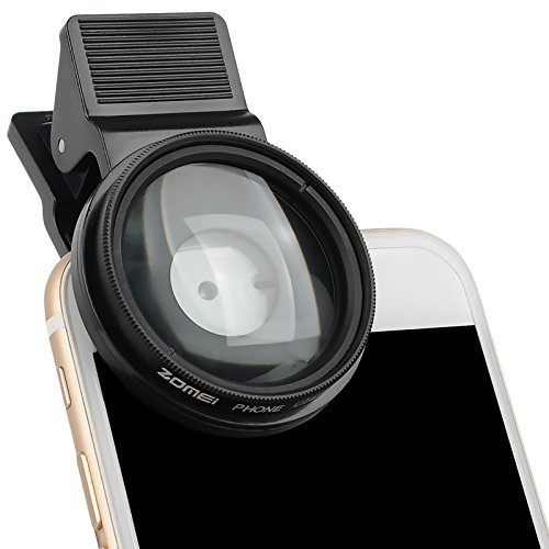 ZoMei Professional Mobile Phone Filter 37mm 12.5X Close Up Macro Filters Lens with 37mm Clip for Most Smartphones