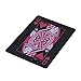 Joyoldelf Waterproof PVC Poker Playing Cards, Deck of Card with Black Backing in Box Great Gift for Family Party BBQ Game (Red)