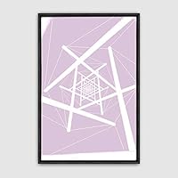 Framed Canvas Wall Art Minimalistic Painting Canvas Prints Home Artwork Decoration for Living Room,Bedroom - 16x24 inches