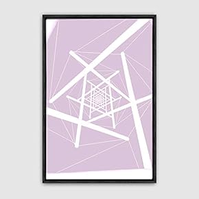 Framed Canvas Wall Art Minimalistic Painting Canvas Prints Home Artwork Decoration for Living Room,Bedroom - 16x24 inches
