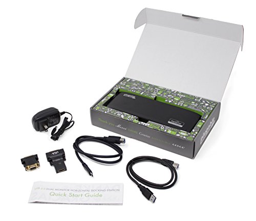 5 Plugable+Monitor+Horizontal+Docking+Ethernet