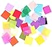 1inch Tissue Paper Squares, 30 Assorted Colors Rainbow Tissue Mosaic Squares for Arts Craft DIY Scrapbooking Scrunch Art Classroom Activities (3000Pcs)