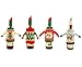 Vivian Christmas Bottle Cover Bag Knitted Wine Sweaters Cover Dress with Hat Set of 4 PCS