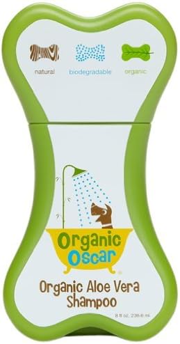 Organic Oscar Aloe Vera Shampoo, 8-Ounce by Organic Oscar