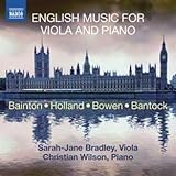 ENGLISH MUSIC FOR VIOLA AND PIANO                  image