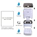 Iseebiz Automatic Pet Feeder, Cat Dog Food Dispenser 6 Liter Hopper with Voice Recorder, Timer Programmable, Portion Control, Food Dispense Remind, IR Detect, 4 Meals a Day for Medium Large Cats Dogs