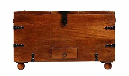 Aprodz Mango Wood Wine Storage Stylish Leonora Bar Cabinet for Living Room | Honey Finish