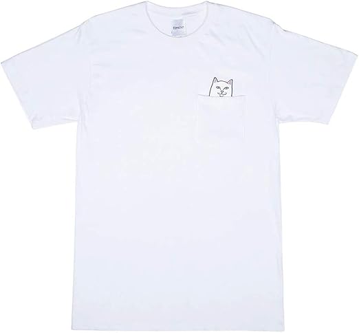 偉大な Ripndip Lord Nermal 猫 イラスト ポケット Tシャツ 送料込 返品送料無料 Kasam Org