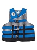Body Glove Mens Method Life PFD Jacket, Black/ElectricBlue/Silvergrey, Large/X-Large