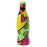 Enesco Coke by Romero Britto Coke Bottle Green Cap Figurine, 6.5-Inch