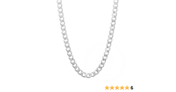 Men's 4.5mm Solid Sterling Silver .925 