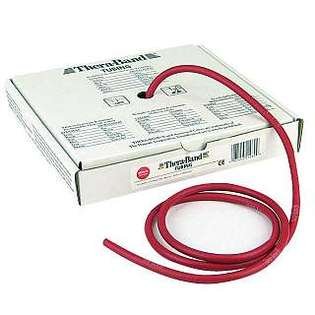 TheraBand Latex Exercise Tubing - 25 ft., Red / Medium TheraBand Latex Exercise Tubing - 25 ft., Red / Medium