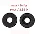 Bingle Ear Cushions Foam Doughnut Replacement for Plantronics Supra Plus Encore and Most Standard Size Office Telephone Headsets H251 H251N H261 H261N H351 H351N H361 H361N (20 Pack) (BEC-DN20)