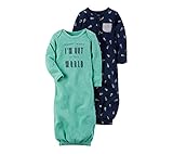 Carter's Baby Boys' 2-Pack Out Of This World Gowns