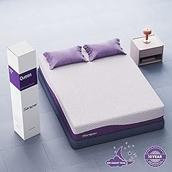 Queen Mattress, Sersper 12 Inch Gel-Infused Memory