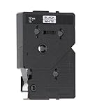 2pk Tc-20 1/2in Black On White Tape For Pt-6 8 10 12 15 20 150 170