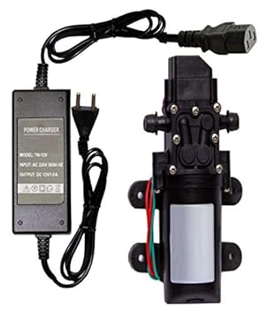 DC 12V 80W Micro Electric Diaphragm Water Pump High Pressure Car Washing Spray