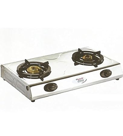 Butterfly Stainless Steel Rhino 2 Burner Gas Stove