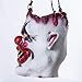 YU FENG Scary Clown Ghost Prop with Hemp String for Halloween Haunted House Creepy Party Decoration