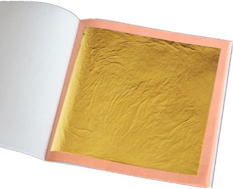 Large 8.5cm Gold Leaf Sheets Art Craft Design Big Size x 20