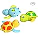 Dmeixs Cute Turtle Baby and Toddler Bath Wind Up Toys 3 Pack