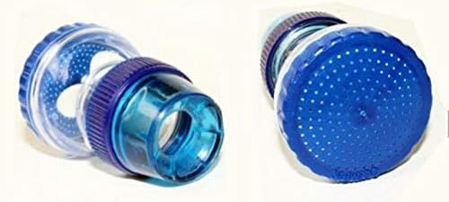 PK Aqua 2 Pieces Plastic Kitchen and Bathroom Tap Shower Faucet | Multicolour, Small