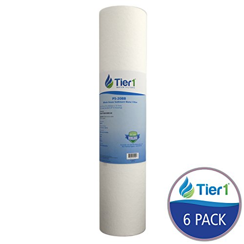 Tier1 DGD-5005-20 5 Micron 20 x 4.5 Spun Wound Polypropylene Sediment Hydronix SDC-45-2005 Comparable Replacement Water Filter 6 Pack