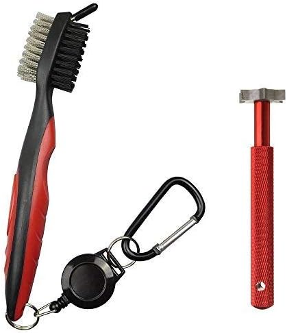TickTockGolf Golf Club Groove Sharpener. Golf club cleaner and club repair. Golf accessory improves backspin & ball control on all your wedges and irons.