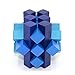 KINGOU Blue Wooden Fifteen Oblique Sticks Puzzle Brain Teaser Puzzles