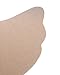 KISSLACE Women Strapless Self Adhesive Invisible Sexy Silicone Push up Seamless Bras (A (32A 32B 34A), Khaki 1)