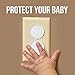 40 Pack Outlet Plugs Covers [PROTECT YOUR CHILD] Child Proof - Best Safety Electrical Power Socket Plug Wall Cover Protector - Plastic Baby Proofing Caps [PERFECT FIT] White (40 Pack)