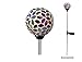 Solar Colorful Flower Petal Ball Lights, Solar Power Multi-Color Color Changing LED Mosaic Glass Ball Decorative Garden Lamp
