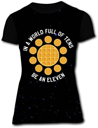 HRA Womens In a World Full Of Tens,Be an Eleven_ T Shirts S