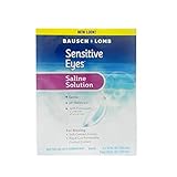 Bausch + Lomb Sensitive Eyes Plus Saline Solution Special Pack - 2 CT Size: 2X12 OZ