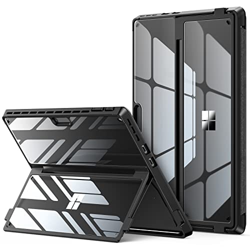 INFILAND Surface Pro 9 Case, Crystal Clear