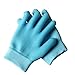 2 pcs Moisturizing Spa Gloves Moisturizing Gel Gloves Gel Line with Essential Oils and Vitamin E (Blue)