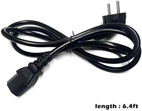 ZJW Power Cord - Universal Computer Power Cord for Antminer Bitmain, black