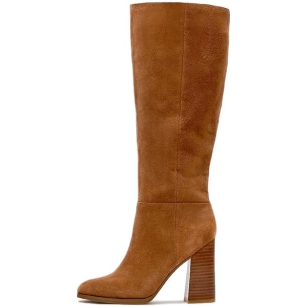 Amazon.com | mikarka Suede Knee High Boots Women Slouchy
