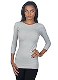 Nikibiki 3/4 Sleeve Crew Neck Top 5423H