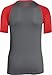 Under Armour Boys' HeatGear Armour Up Digi Fitted Short Sleeve Shirt, Risk Red (600)/Graphite, Youth Medium