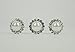 NST 18 Bouquet Pins Corsage Wedding Floral Rhinestone Diamond 12MM Pearl