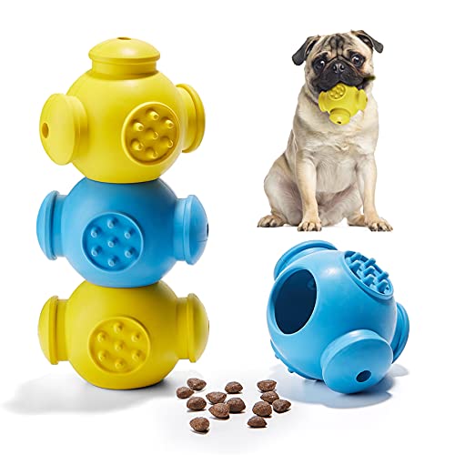 Dog Puzzle Toys for Aggressive Chewers,4 Pack Dog Chew Toys for Small