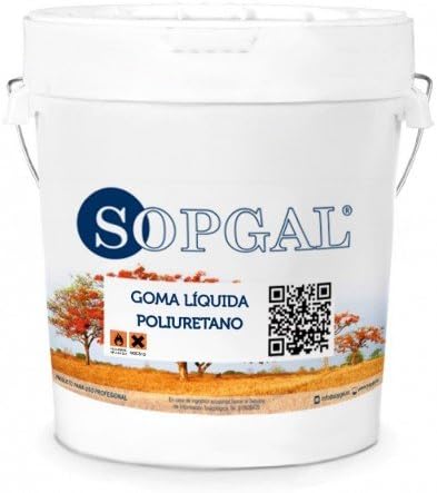 Rubber Polyurethane Liquid Elastic catalizada sopgal – 25 kg, white
