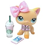 Littlest Pet Shop Accessories LPS Lot Bow Starbucks Necklace Phone CAT NOT INCLUDED