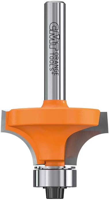 CMT 838.317.11 Roundover Bit, 1/4-Inch Shank, 3/8-Inch Radius, Orange, 1/4" Shank 3/8" Radius 5/8" Diameter 2-1/4" Length