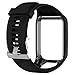 Lisin For TomTom Spark/3 Sport GPS Watch Smart Watch Accessories watchband Replacement Silicone Band Strap (Black)
