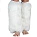 Faux Fur Cuffs Furry Leg Warmers and Wrist Cuff Warmer Boot Cuff,2 Pairs Set For Women Party Costumes